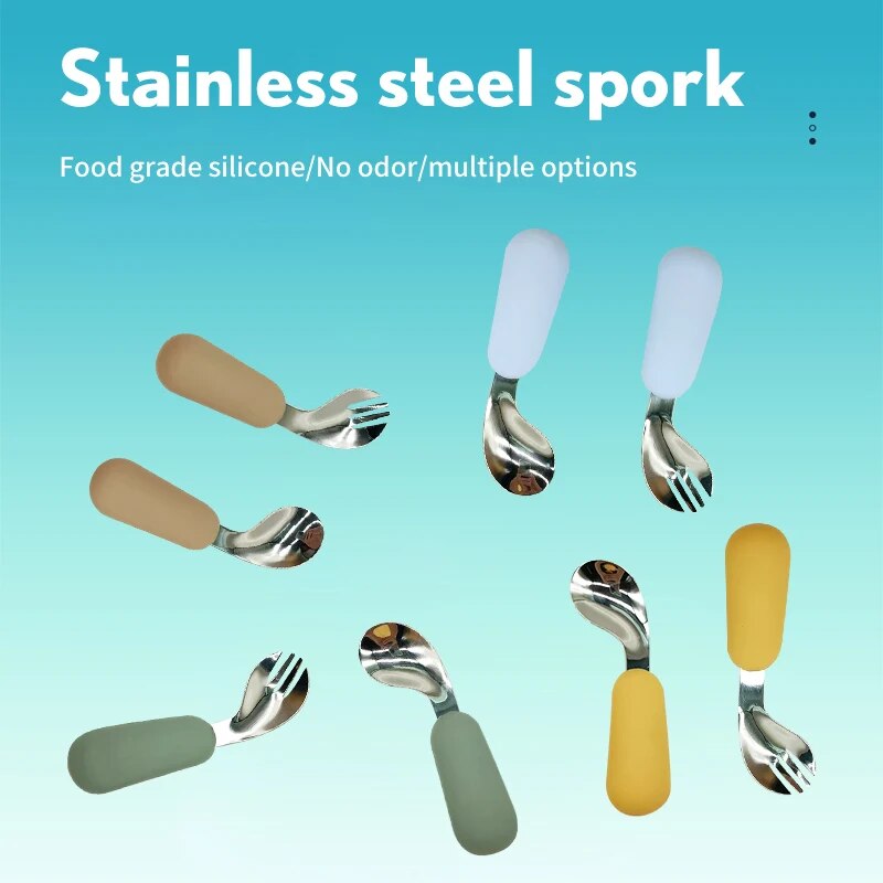 Baby Food Utensils - Set di forchette per cucchiaio per