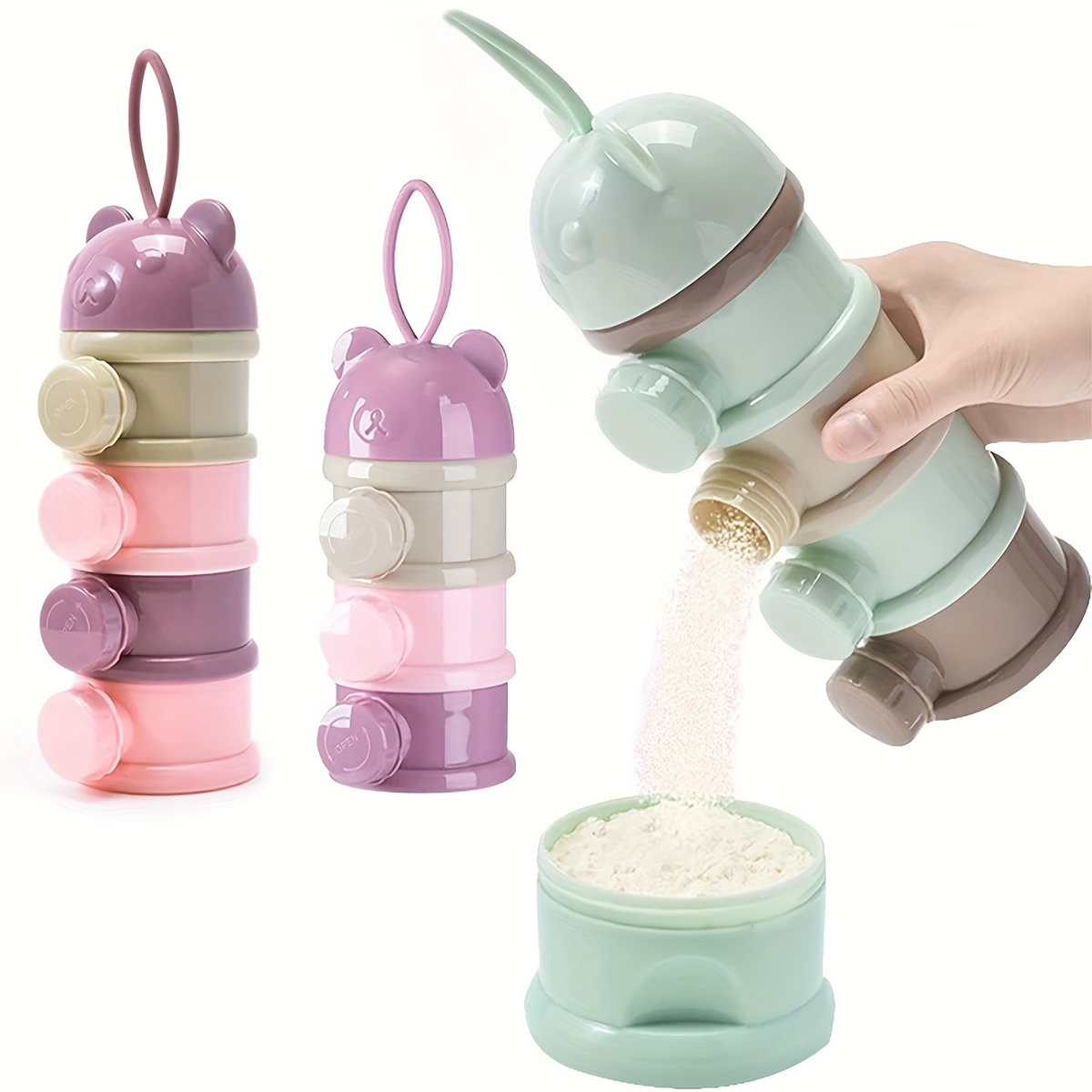 Baby Food Nan - Contenitore per latte in polvere per