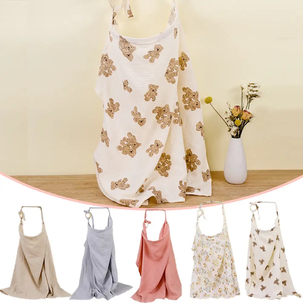 Baby Food Apron - Copertina per Allattamento in Cotone, Copertura