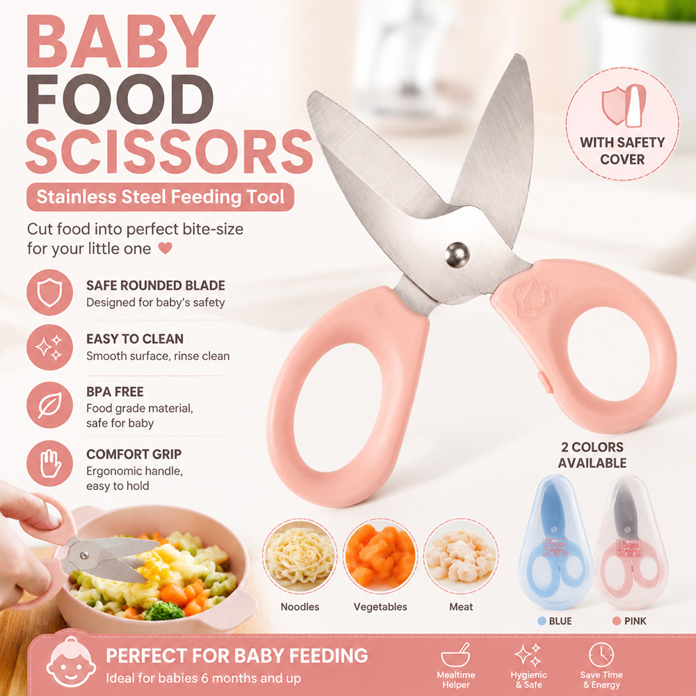 Baby Food Kids - Forbici per Alimenti per Bambini in